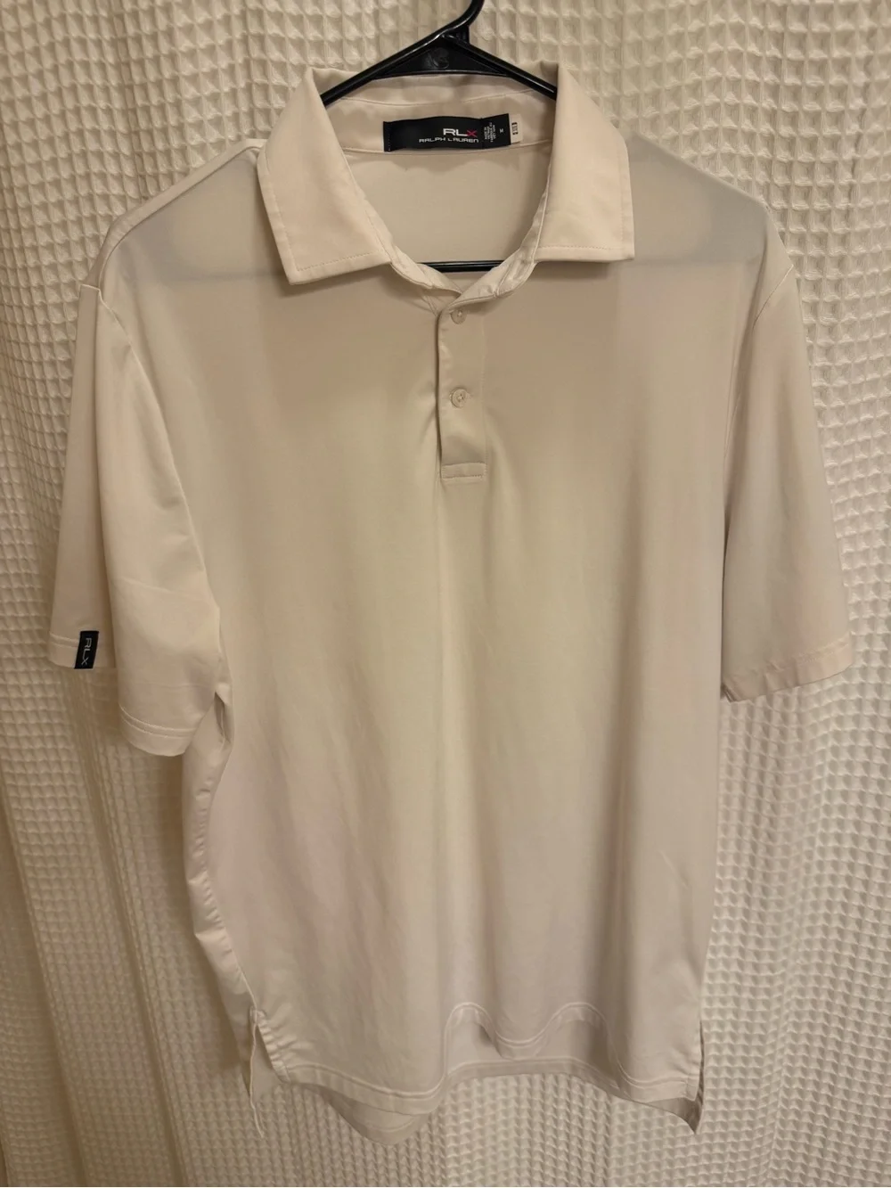 Ralph Lauren RLX Men's White Short-Sleeve Performance Polo